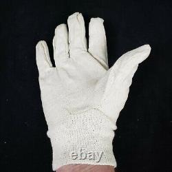 144 Pair Standard Safety Cotton Canvas Work Gloves Knit Wrist Large Beige