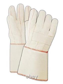 95KGT Heater Beater 20 oz. Cotton Canvas Hot Mill Gloves, Men's (Fits Large)
