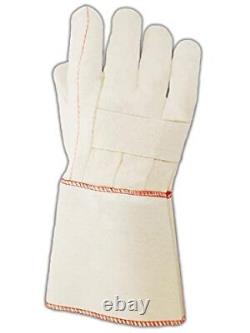 95KGT Heater Beater 20 oz. Cotton Canvas Hot Mill Gloves, Men's (Fits Large)
