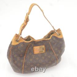Auth Louis Vuitton Monogram Galliera PM Shoulder Bag Brown M56382 Used