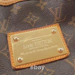 Auth Louis Vuitton Monogram Galliera PM Shoulder Bag Brown M56382 Used