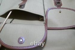 Barbour -b705 Cotton Canvas Bag & Liner- Tarras- Large- Made @ Uk- Nos With Tag