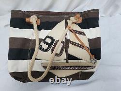 Brighton Sailboat Schooner Bag, Nautical, Tote, Shoulder, Canvas