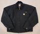 Carhartt Detroit Jacket J001 Black Vintage Large 1990s Made In Usa Union Blanket