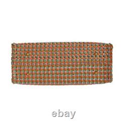 Clare V. Simple Woven Leather Tote Multi Rattan NWT $595