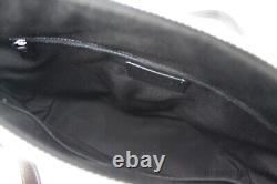 Coach F79609 Signature Coated Canvas Graphite/Black Leather Gallery Tote Handbag