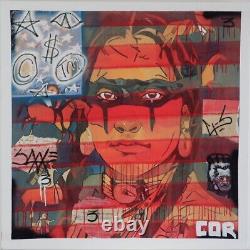 Corbellic Native Art 36x36 Trail Tears Large Canvas Original MIX Media Gallery