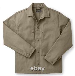 Filson Antique Tin Jac Shirt 20137080 Shirt CC Olive Gray Dark Cloth MADE IN USA