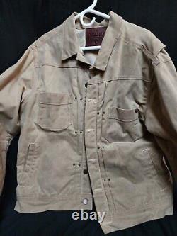 Freenote Cloth Riders Waxed Canvas Jacket Size EXTRA LARGE Jacket