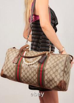 Gucci Boston Bag Certified Authentic Vintage Speedy Bag GG travel bag Crossbody