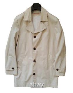 HERITAGE RESEARCH TRENCH COAT Mac Raincoat Mens M Lightweight was £490