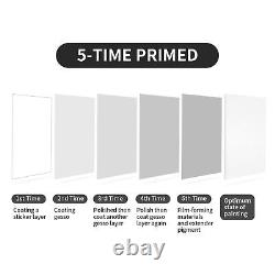 Large Canvas for Painting, 2 Pack 30x40 White Pre Stretched Canvases Fivefold