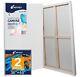 Large Canvases For Painting 36x48 Inch 2-pack 12.3 Oz Triple Primed Acid-free