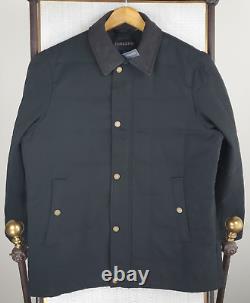 NEW $225 PENDLETON Size Large Mens Black Canvas Full Zip Insulated Jacket Cotton