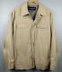 Nwot Kenneth Cole Canvas Coat Mens Size Large Tan Field Jacket