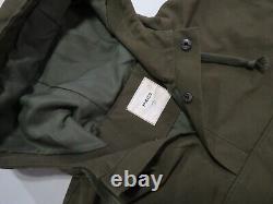 NWOT P & Co Provision Company Military Green Pull over Anorak Jacket Size Large