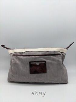 OLD TREND Forest handcrafted leather vintage LG tote shoulder bag + pouch RUST