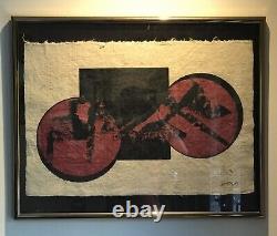 Original framed paintings on cotton canvas signed by Leiderman and Davitz, 24x31