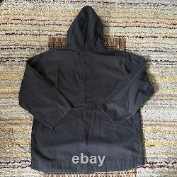 Patagonia Canvas Hoodie Jacket Full Zip Forge Grey Men's Size Large L