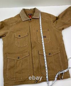 Patagonia Iron Forge Hemp Canvas Insulated Ranch Barn Jacket Brown Men's L Large