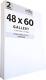 Stretched Artist Canvas 48x60 Inches 2 Pack 1.5 Inch Thick Gallery Profil