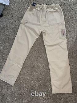 Travis Scott Cactus Jack X Jordan Canvas Pants Desert DD4778-201 Mens Size L
