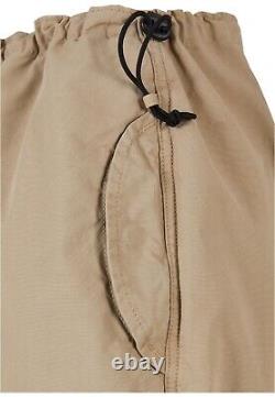 Urban Classics Women's Trousers Large Parachute Cotton Canvas Wetsand