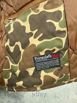 Vintage 60 70 Duxbak Parka Jacket Thinsulate 3M Hood Beo Gam Camo Backpack Strap