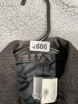Vintage Carhartt Detroit Jacket Black Size Large J80BLK Made In USA Workwear