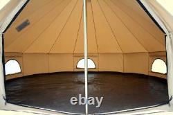 WHITEDUCK Regatta Canvas Bell Tent 13' Fire & Water Repellent Glamping Camping