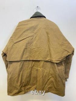 Manteau de packer en toile enduite Filson Tin Cloth en toile de coton ciré avec doublure en laine Mackinaw de taille 42 L
