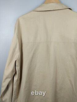 NWOT Kenneth Cole Manteau en toile pour homme, taille L, veste de terrain couleur sable.