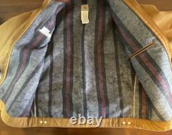 Nouvelle veste Carhartt Detroit en toile de canard doublée de couverture, couleur tan, pour homme, taille 44 (L), fabriquée aux États-Unis