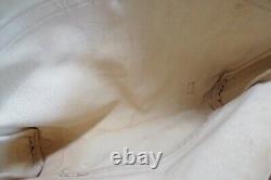 Sac en toile de coton Barbour avec filet frontal- XL Rare Fabriqué en Écosse