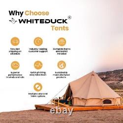 Tente WHITEDUCK Canvas Bell 3M Olive imperméable pour camping en famille et glamping lors des régates