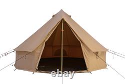 Tente cloche de régate en toile WHITEDUCK de 13 pieds, ignifuge et hydrofuge pour le camping glamping