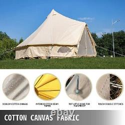 Tente de camping 5 jours de livraison aux États-Unis en toile de coton imperméable grande tente cloche extérieure