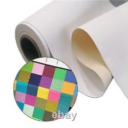 Toile de coton en polyester pour imprimante jet d'encre mate pour grande imprimante à base d'eau 1,52x30m/rouleau