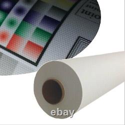 Toile de coton en polyester pour imprimante jet d'encre mate pour grande imprimante à base d'eau 1,52x30m/rouleau