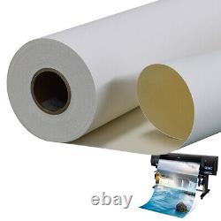 Toile en polyester et coton pour imprimante grand format à jet d'encre, mate, pour base d'eau, 1.52x30m/rouleau.