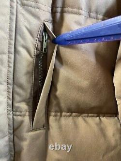 Veste matelassée marron à fermeture éclair intégrale pour homme en duvet d'oie Himalayen 550 de The North Face, taille L